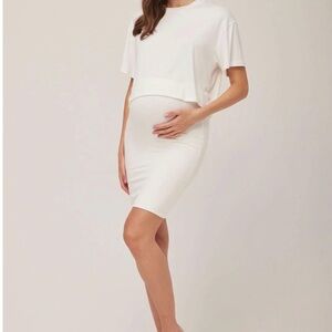 Elegant Ivory Mini Skirt